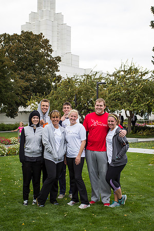 More than 600 participants ran in a 37 mile relay race, beginning at the Rexburg Temple and ending in Idaho Falls.
