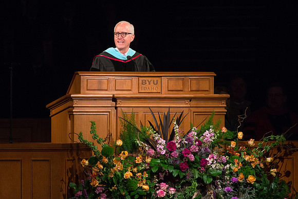 Elder Larry Y. Wilson, General Authority Seventy speaks at BYU-Idaho Commencement