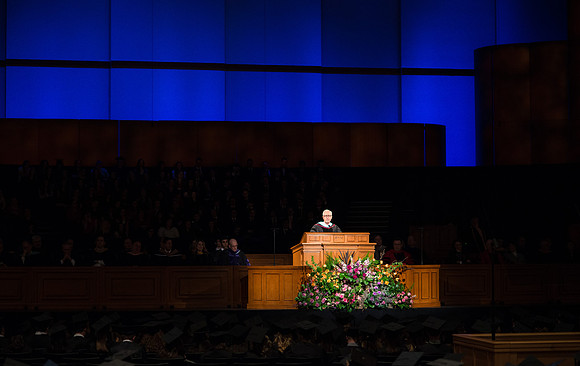 Elder Larry Y. Wilson, General Authority Seventy speaks at BYU-Idaho Commencement