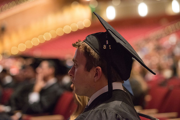 College of Agriculture and Life Sciences Convocation in the Byu-Idaho Center.