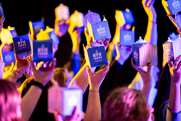 BYUI Taylor Building Lanterns - Mar 2025