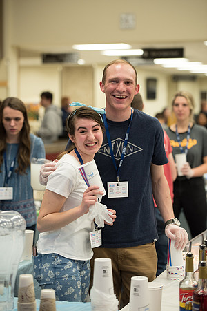 Students gather for the 1st Friday of the semester to play games, eat, dance, and have fun. Jan 2019