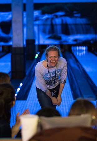 Students gather for the 1st Friday of the semester to play games, eat, dance, and have fun. Jan 2019