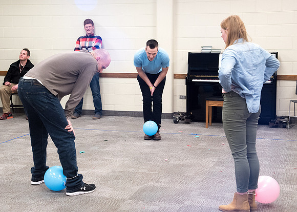 Students of BYU-Idaho participate in I-Night games.