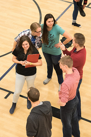 Students of BYU-Idaho participate in games at I-Night.
