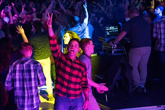 BYU-Idaho I-Night Dance in the Hart Auditorium.