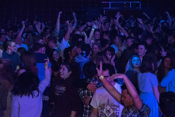 BYU-Idaho I-Night Dance in the Hart Auditorium.