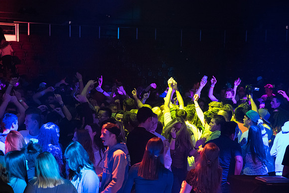 BYU-Idaho I-Night Dance in the Hart Auditorium.