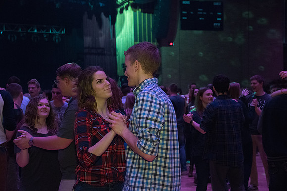 BYU-Idaho I-Night Dance in the Hart Auditorium.