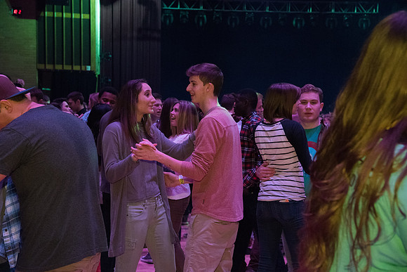 BYU-Idaho I-Night Dance in the Hart Auditorium.