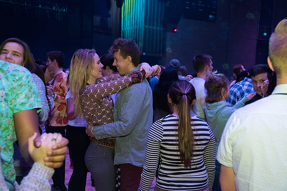 BYU-Idaho I-Night Dance in the Hart Auditorium.