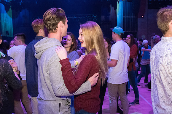 BYU-Idaho I-Night Dance in the Hart Auditorium.