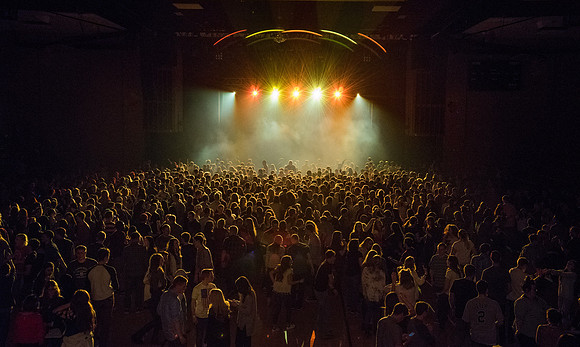 BYU-Idaho I-Night Dance in the Hart Auditorium. Students come together in the Hart Building for the first dance of the semester.
