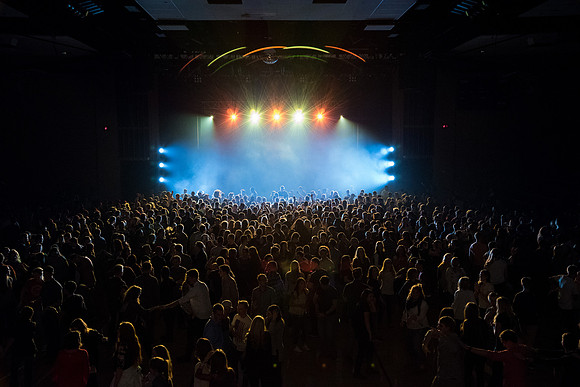 BYU-Idaho I-Night Dance in the Hart Auditorium.
