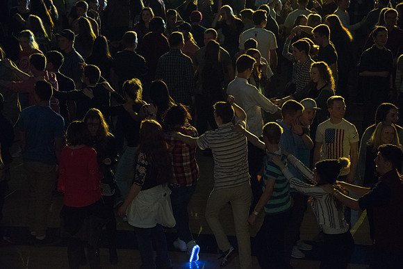 BYU-Idaho I-Night Dance in the Hart Auditorium.