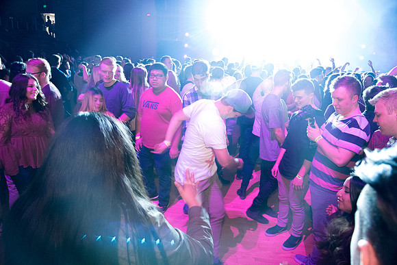 BYU-Idaho I-Night Dance in the Hart Auditorium.