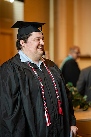 Graduates during convocation for the College of Language and Letters.