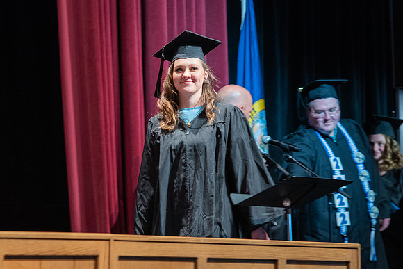 Graduates during Interdisciplinary Studies convocation.