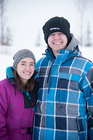 Students go Ice Fishing at Rainbow Lake with the Outdoor Recreation Center.