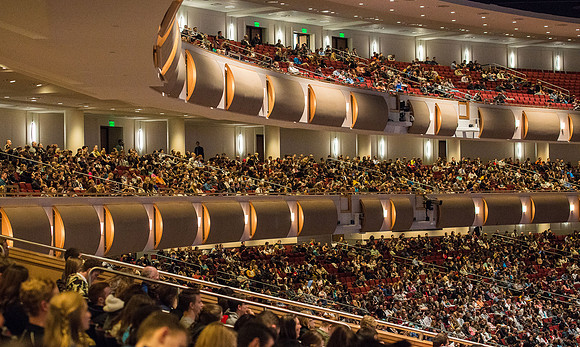 Elder Peter Meurs of the Quorum of the seventy speaks at Devotional in the BYU-Idaho Center.