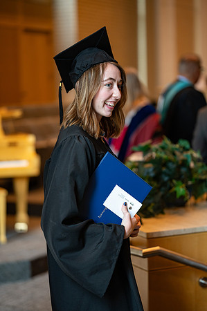 Graduates during convocation for the College of Language and Letters.