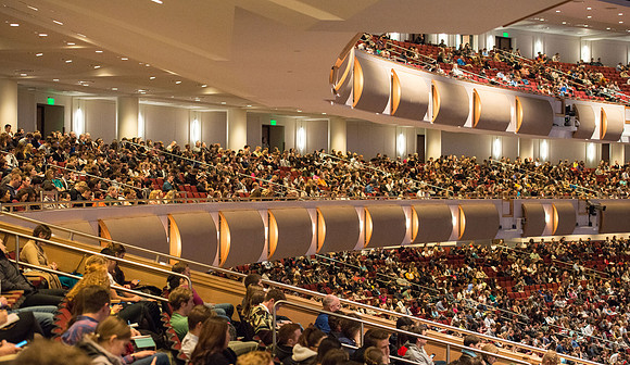 Elder Peter Meurs of the Quorum of the seventy speaks at Devotional in the BYU-Idaho Center.