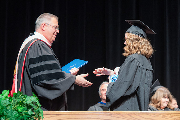 Graduates during Interdisciplinary Studies convocation.