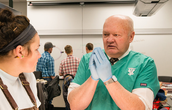 Animal Anatomy and Physiology Lab taught by Zeph Quirl.