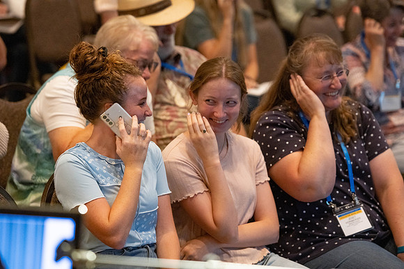Adults gather at Brigham Young Univeristy - Idaho, for classes hosted by different Educators for Education Week.