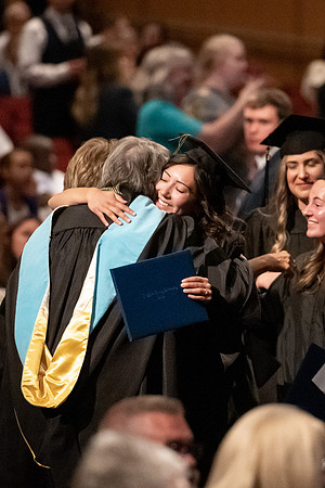 Graduates during the Education and Human Development convocation.