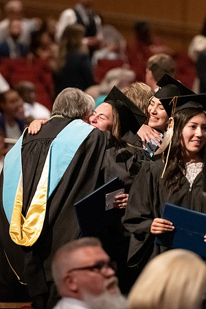Graduates during the Education and Human Development convocation.