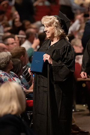 Graduates during the Education and Human Development convocation.
