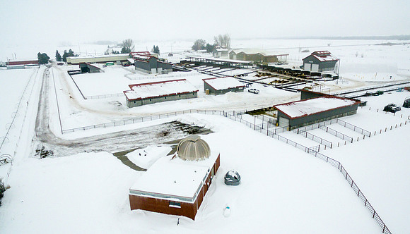 Agriculture Science Center aerial photos from drone