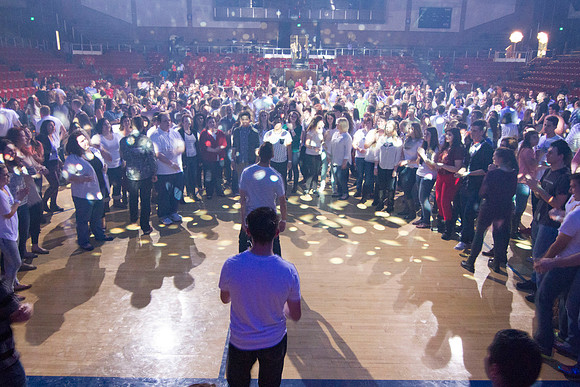 Throughout the semester, dance parties are held in the main gym of the Hart Building. This event was an awesome night of dancing and DJ-ed top 40 music.