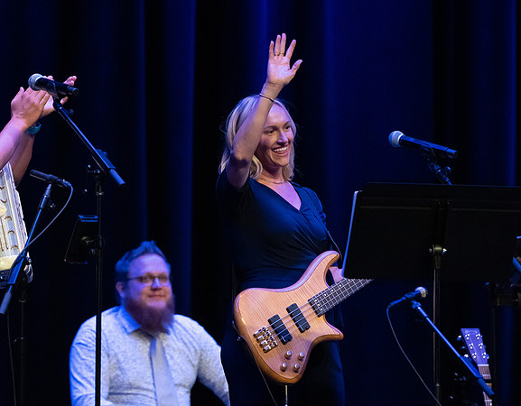 Molly in the Mineshaft preforms in the Hart Auditorium at BYU-Idaho.