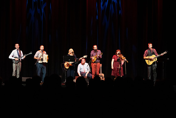 Molly in the Mineshaft preforms in the Hart Auditorium at BYU-Idaho.