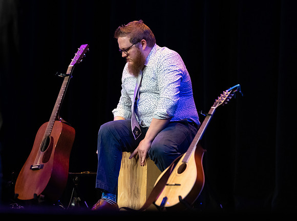 Molly in the Mineshaft preforms in the Hart Auditorium at BYU-Idaho.