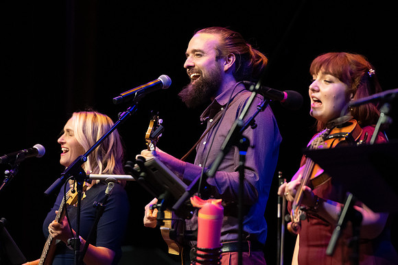 Molly in the Mineshaft preforms in the Hart Auditorium at BYU-Idaho.