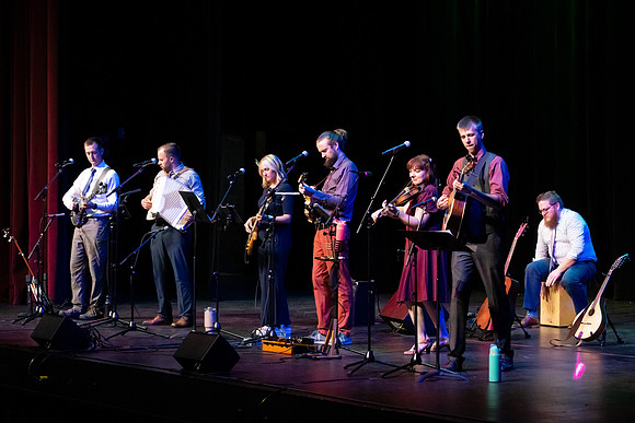 Molly in the Mineshaft preforms in the Hart Auditorium at BYU-Idaho.