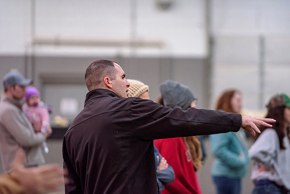 Students at BYU-Idaho work with the cattle at the Livestock Center by training the cattle to go where the students need them to go.