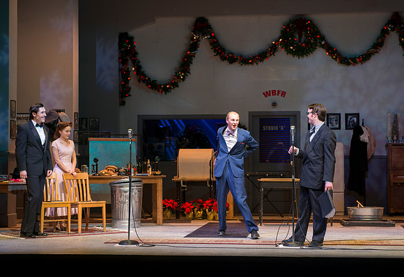 It's a Wonderful Life: A Live Radio Play, comes to life on stage at the Snow Drama Theater at BYU-Idaho.  It was written by Joe Landry and directed by Roger Merrill.