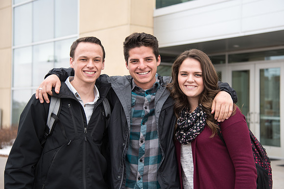 Students come together for Devotional.