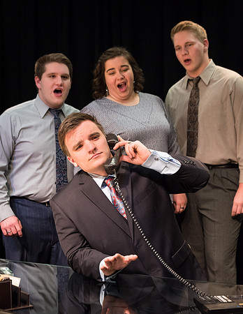 Promotional photos of the opera Trouble in Tahiti. Directed by Richard Clifford and David Olsen.