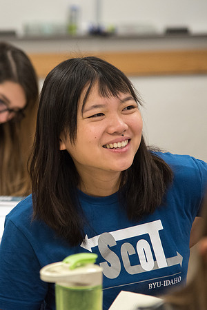 Brother Tyler Watson teaches Public Health majors about Epidemiology.