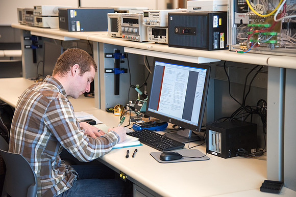 The new Electrical Engineering Lab in the Science and Technology Center.