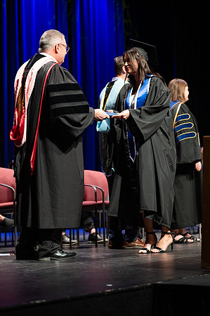 Graduates during convocation for the College of Academic Success & Interdisciplinary Studies. Speakers: Kevin Brower, Jenna Kate Wilson, Tyler Christensen