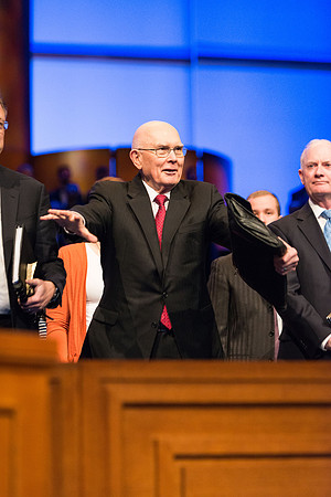 Elder Dallin H. Oaks announces the new BYU Pathway Worldwide educational program, led by President Clark G. Gilbert, and calling Henry J. Eyring as the new president of BYU-Idaho