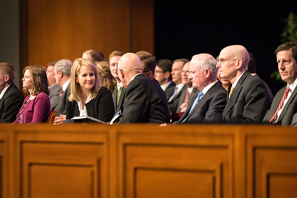 Elder Dallin H. Oaks announces the new BYU Pathway Worldwide educational program, led by President Clark G. Gilbert, and calling Henry J. Eyring as the new president of BYU-Idaho