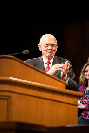 Elder Dallin H. Oaks announces the new BYU Pathway Worldwide educational program, led by President Clark G. Gilbert, and calling Henry J. Eyring as the new president of BYU-Idaho
