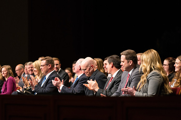 Elder Dallin H. Oaks announces the new BYU Pathway Worldwide educational program, led by President Clark G. Gilbert, and calling Henry J. Eyring as the new president of BYU-Idaho